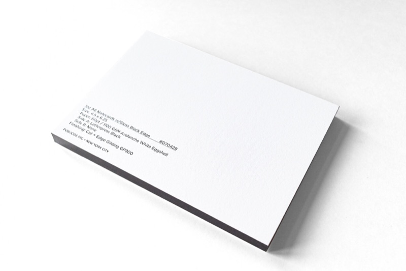 1oz White Notecards: photo 1