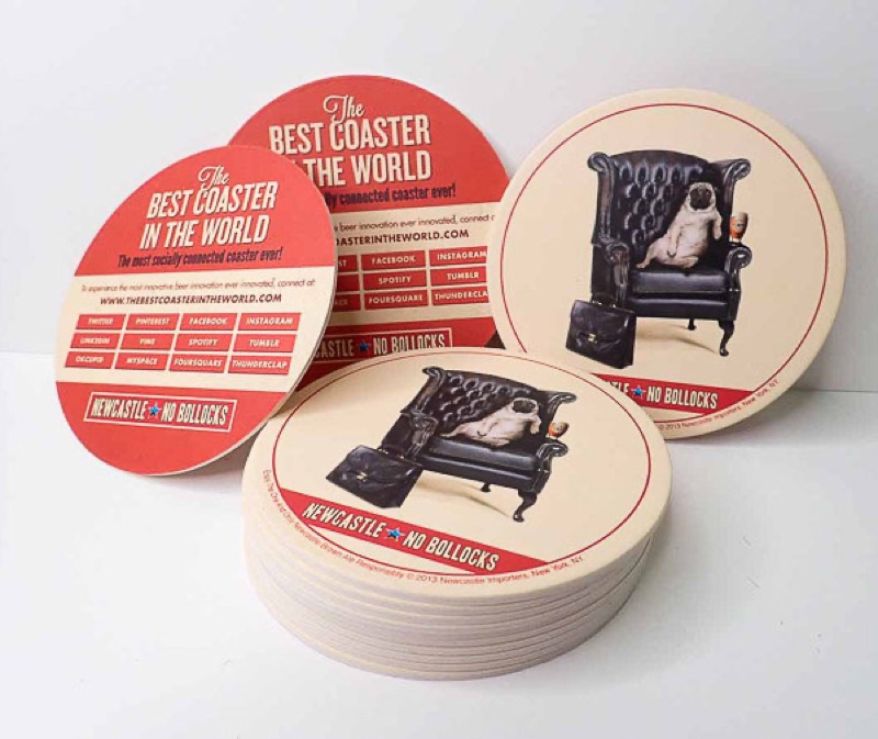 Full color CMYK drink coasters
