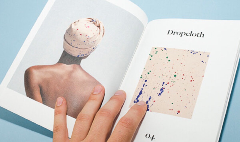 Full color digitally printed magazine spread