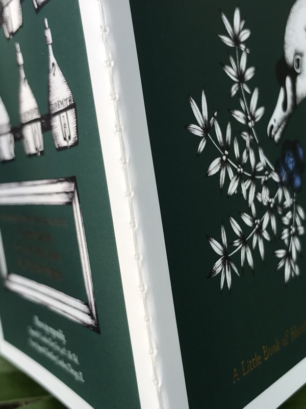 Singer sewn Sipsmith recipe book