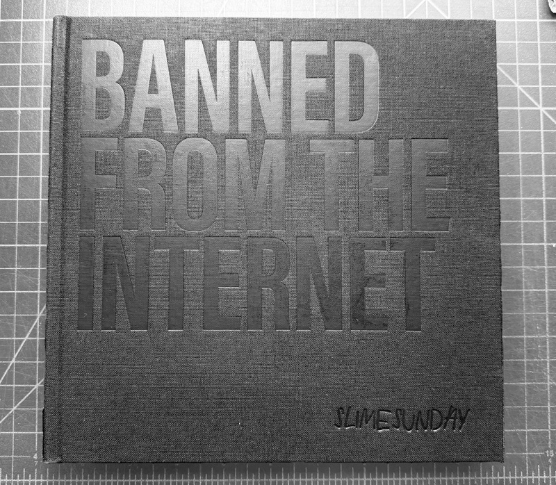 Tone-on-tone debossed clothbound hardcover
